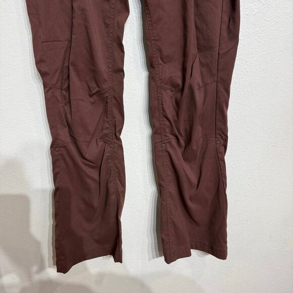 PrAna Thistle Halle Convertible RollUp Hiking Straight Leg Pants Sz 10 - Picture 4 of 13